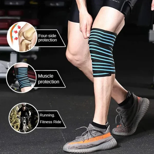Rodillera deportiva de compresión para rodilla y codo - Imagen 3