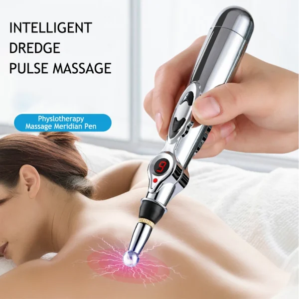 Pluma de acupuntura electrónica para masaje y recuperación