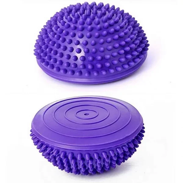 2 Und pelota Yoga hemisferio estabilidad entrenamiento masaje de pies piedras sensoriales para niños y adultos - Imagen 2